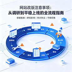 华阴建站-网站改版注意事项：从调研到平稳上线的全流程指南