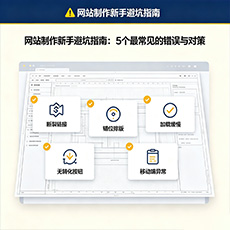 白水建站-网站制作新手避坑指南：5个最常见的错误与对策