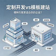 渭南建站-定制开发vs模板建站:哪种方案更适合你的企业?