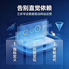 潼关建站-告别直觉依赖：三步学会数据驱动网站运营