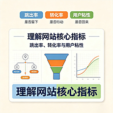渭南建站-理解网站核心指标:跳出率、转化率与用户粘性
