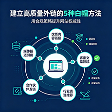 渭南建站-建立高质量外链的5种白帽方法